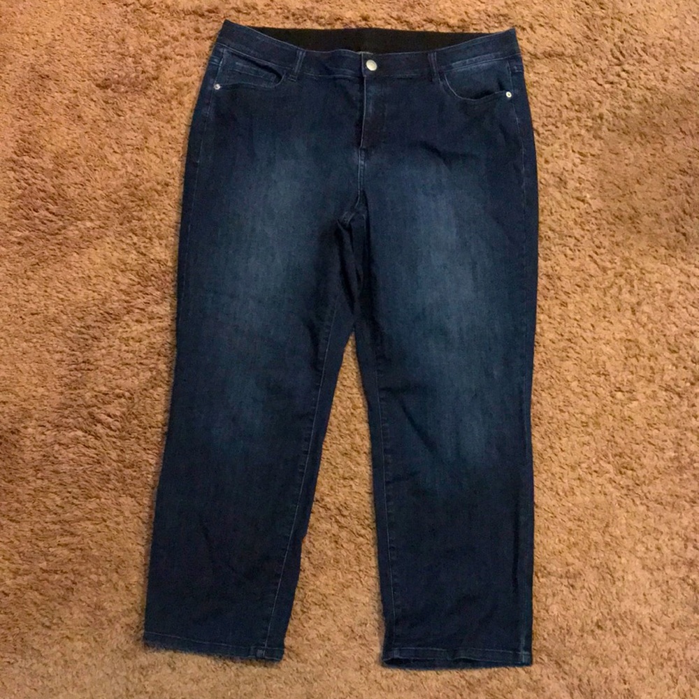 Lane Bryant Venezia dark wash jeans size 18